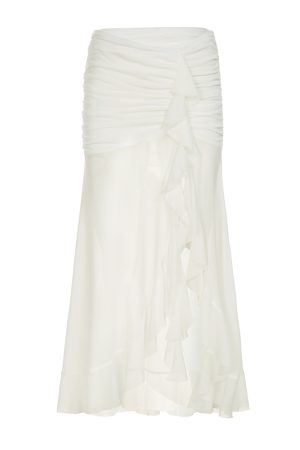 Colorful Gradient Mesh Half Skirt - Versatile Slim Fit Summer Skirt in Oil Painting Style - Trendy and Sexy Fashion Piece