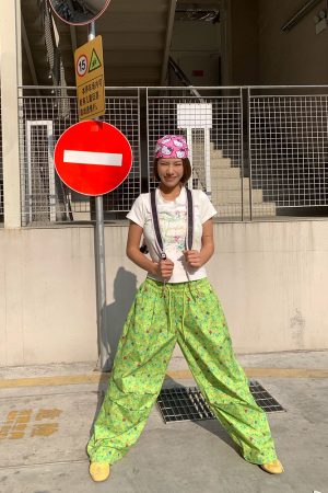 Colorful Retro Wide-Leg Casual Pants for Men and Women â€“ American Style Loose Straight-Leg Work Trousers