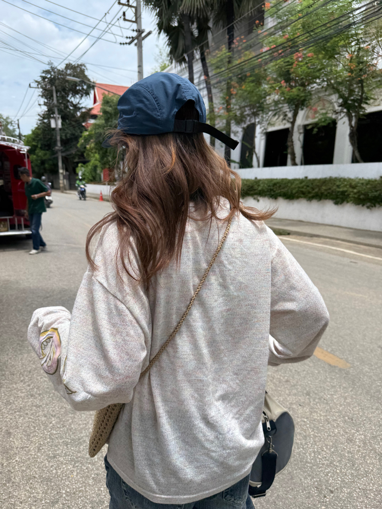 Colorful Yarn Sun Protection Long Sleeve T-Shirt for Men & Women - Summer Loose Fit Casual Top, American Style, Lightweight Colorful Yarn Sun Protection Long Sleeve T-Shirt for Men & Women - Summer Loose Fit Casual Top, American Style, Lightweight