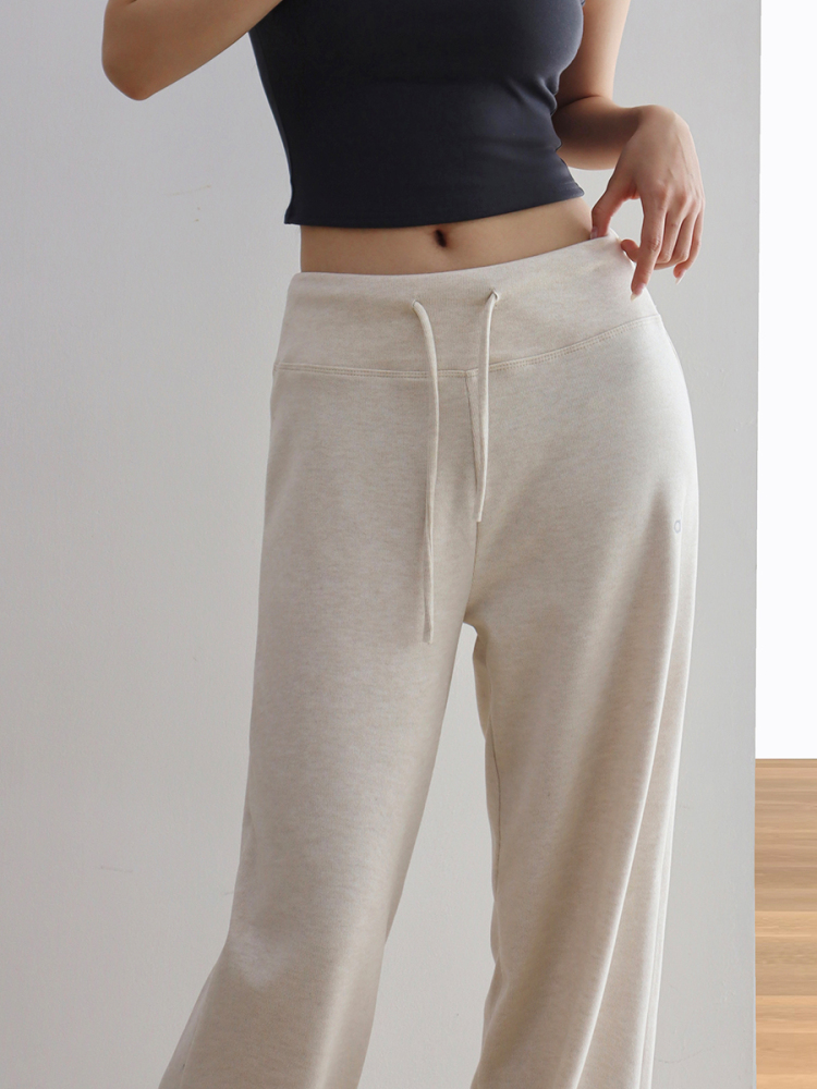 Comfortable Wide-Leg Floor-Length Pants for Women - Soft Casual Slimming Low-Waist Sports Style, Ideal for 90s and Y2K Fashion Comfortable Wide-Leg Floor-Length Pants for Women - Soft Casual Slimming Low-Waist Sports Style, Ideal for 90s and Y2K Fashion