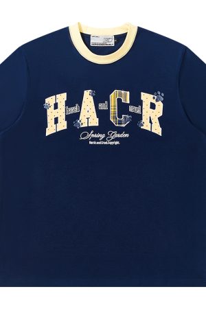 Cool Feeling Color-Block Patch Embroidery Sorona Short-Sleeve T-Shirt for Kids - Fun Summer Style