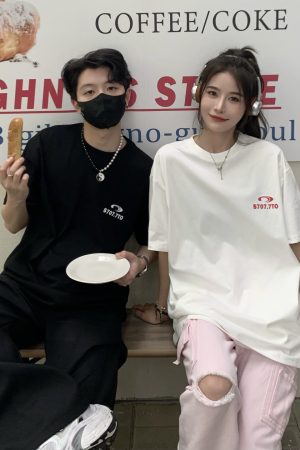 Cool Pocket Short Sleeve T-Shirt for Women - 2025 Summer Quick-Dry Sun Protection Top, Casual Couple Style, Perfect for Y2K Fashion