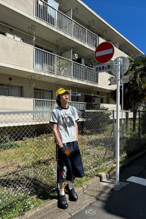 Custom Color Printed Washable Seven-Point Denim Shorts for Men and Women, Straight Loose Wide-Leg Summer Fashion Style