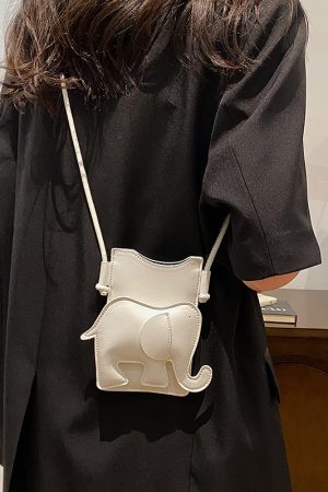 Cute Elephant Mini Crossbody Bag for Kids - Trendy Summer 2025 Accessory, Perfect for Walks and Phone Storage