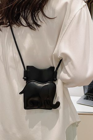 Cute Elephant Mini Crossbody Bag for Kids - Trendy Summer 2025 Accessory, Perfect for Walks and Phone Storage