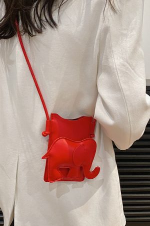 Cute Elephant Mini Crossbody Bag for Kids - Trendy Summer 2025 Accessory, Perfect for Walks and Phone Storage