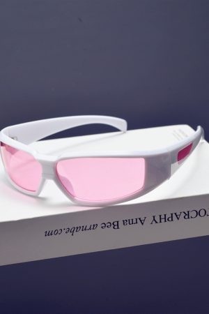 Cyberpunk Futuristic Tech-Style Sunglasses for Men and Women, Retro Millennial Streetwear Cycling Eyewear