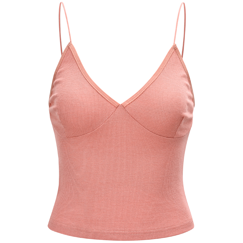 Deep V Ultra-Thin Ribbed Sexy Slim-Fit Camisole for Women - European American Style, Trendy Y2K Fashion Deep V Ultra-Thin Ribbed Sexy Slim-Fit Camisole for Women - European American Style, Trendy Y2K Fashion