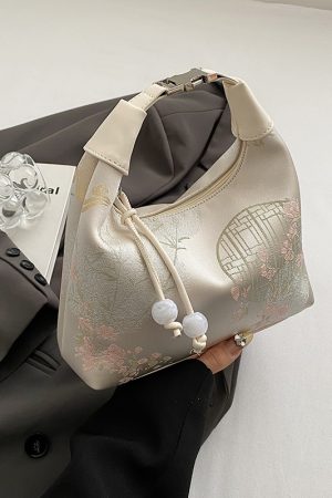 Embroidered Chinese Style Underarm Bag for Women - High-End Single Shoulder Crossbody Bag for Summer 2025