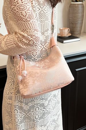 Embroidered Chinese Style Underarm Bag for Women - High-End Single Shoulder Crossbody Bag for Summer 2025