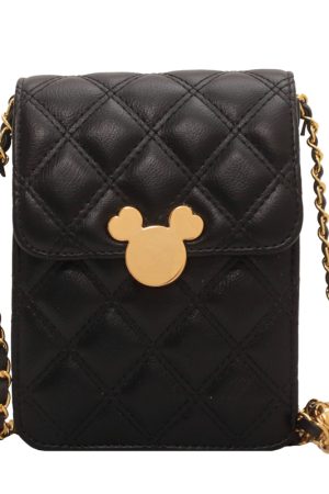 Exquisite Women's Crossbody Bag 2025 - High-End Diamond Pattern Chain Mobile Phone Bag for Summer Fashion