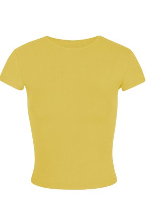 Fitted White Short Sleeve T-Shirt for Women, Slim Fit, Stretchy Cotton, Chest Cutout, American Spicy Girl Style, Casual Chic Top