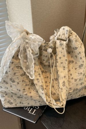 Floral Canvas Tote Bag for Women - Large Capacity Shoulder Bag, Versatile Crossbody for Summer and Everyday Use