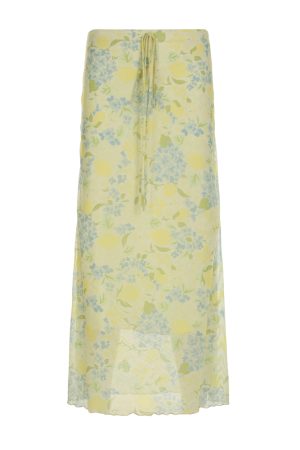 Floral Print Low Waist Straight Tube Skirt - Summer Fresh Atmosphere, Trendy Y2K Style, Perfect for Casual Outings