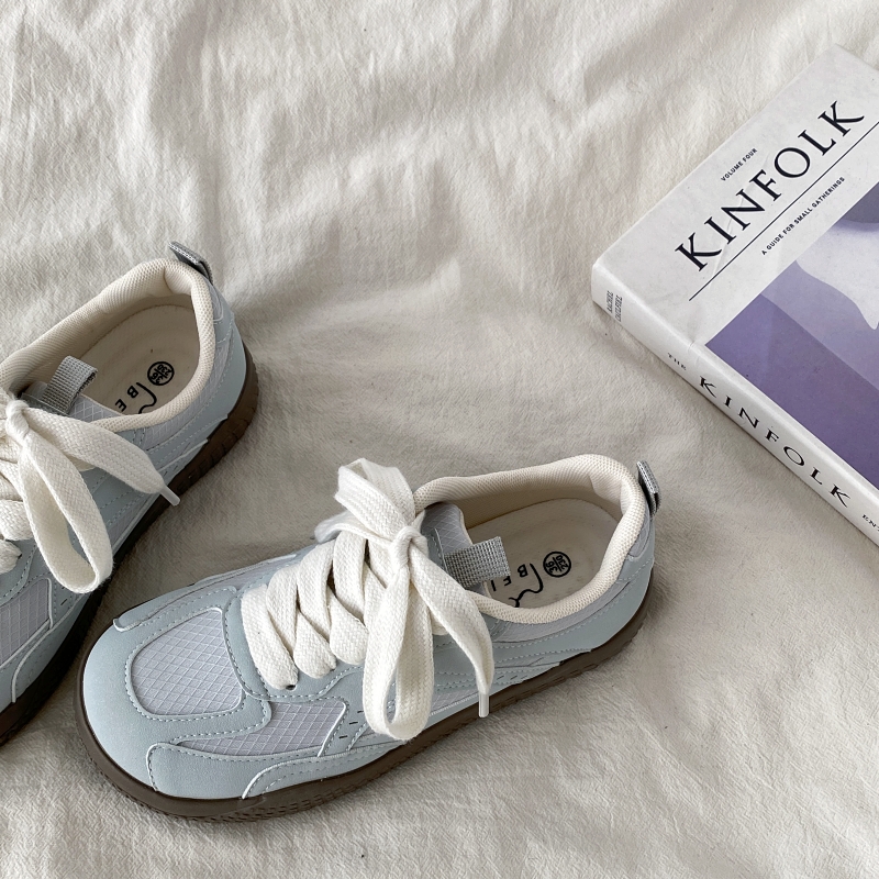 Foggy Blue Retro Training Board Shoes for Women - Chic Versatile Casual Sports Footwear for Summer 2025 Foggy Blue Retro Training Board Shoes for Women - Chic Versatile Casual Sports Footwear for Summer 2025