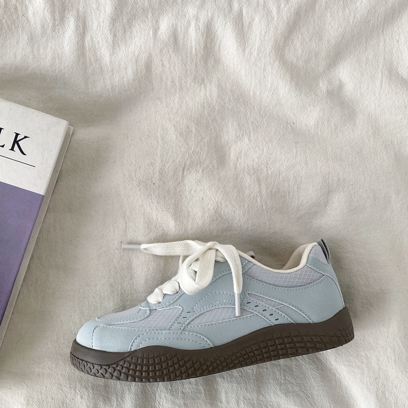 Foggy Blue Retro Training Board Shoes for Women - Chic Versatile Casual Sports Footwear for Summer 2025 Foggy Blue Retro Training Board Shoes for Women - Chic Versatile Casual Sports Footwear for Summer 2025