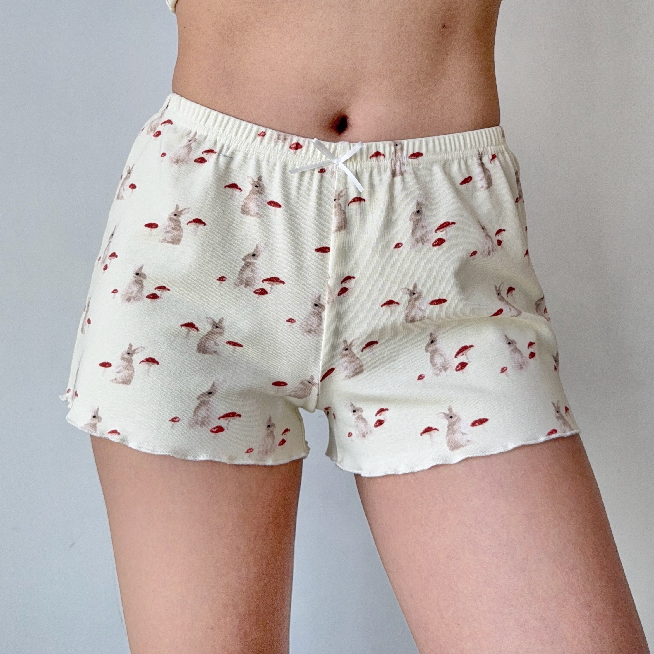 French Sweet Bunny Print Cami Pajama Cardigan and Shorts Loungewear Set for Women – Cute and Comfy Sleepwear Outfit French Sweet Bunny Print Cami Pajama Cardigan and Shorts Loungewear Set for Women – Cute and Comfy Sleepwear Outfit