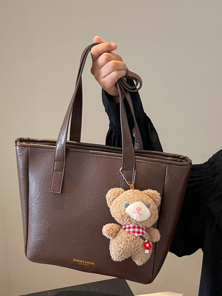 French Vintage Tote Bag for Women, Autumn 2025 Large Capacity Handheld Shoulder Bag, Chic Student Commuter Style French Vintage Tote Bag for Women, Autumn 2025 Large Capacity Handheld Shoulder Bag, Chic Student Commuter Style