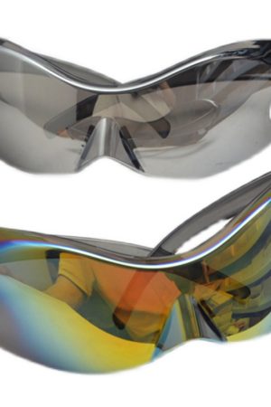 Futuristic Cyberpunk Unisex Retro Street Photography Sunglasses - Quirky Exaggerated Style for Bold Fashion Statements