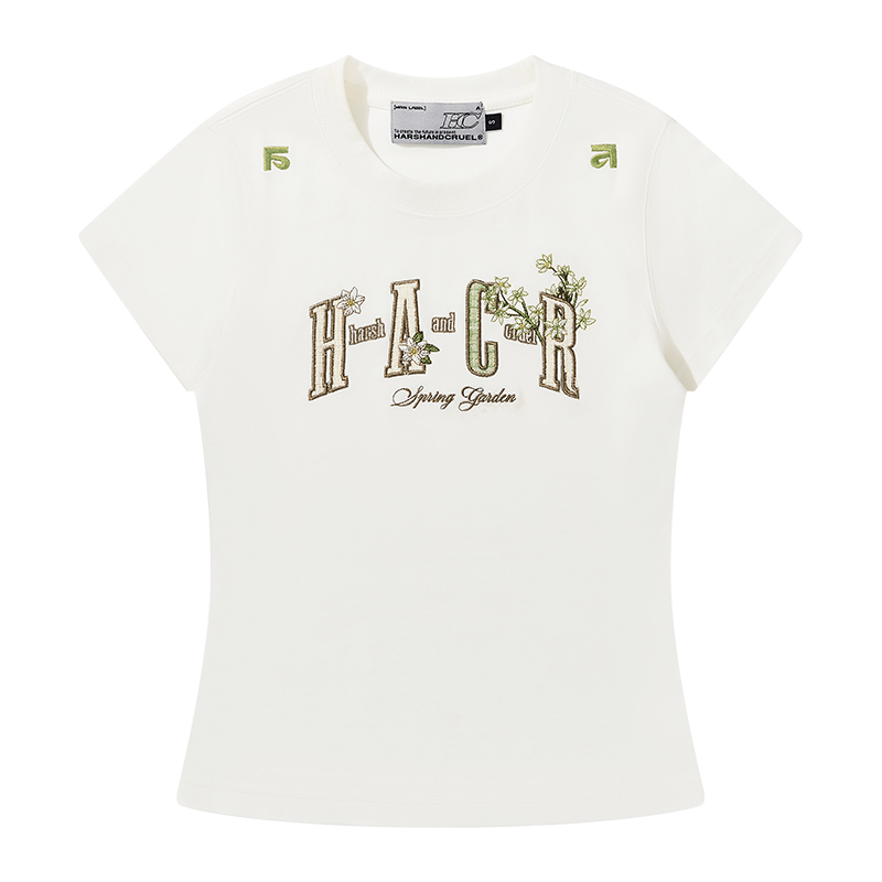 Guava Series Couple Embroidered Patch T-shirt - Casual 90s Style Unisex Tee, Trendy Streetwear for Couples Guava Series Couple Embroidered Patch T-shirt - Casual 90s Style Unisex Tee, Trendy Streetwear for Couples