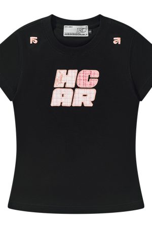 Guava Series Elastic Slim Fit Round Neck Short Sleeve T-Shirt for Women - Casual Fashion Essential for Everyday Wear