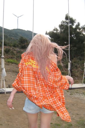 Handmade 2025 Spring Plaid Long Sleeve Shirt Jacket for Unisex - Casual Loose Fit American Style