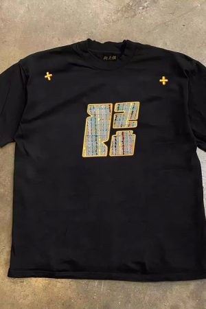 Heavyweight Couple's Loose Short Sleeve T-Shirt for Men and Women - 100% Cotton, Charity Design, Casual Streetwear, Unisex Fashion