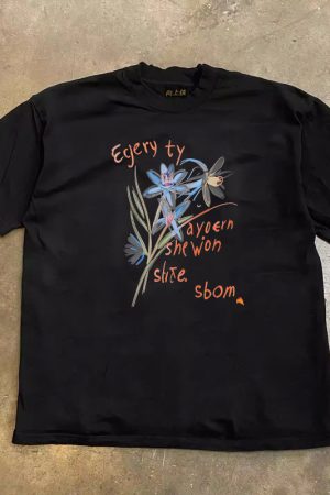 Heavyweight Couple's Loose Short-Sleeve T-Shirt in 260g Pure Cotton - Unisex Charitable Design for Casual 90s Style