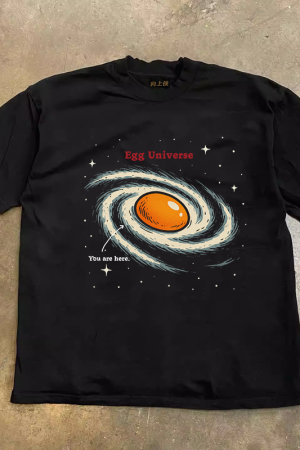 Heavyweight Couples' Loose Short-Sleeve T-Shirt in 260g Pure Cotton - Unisex Charity Tee for Casual Style