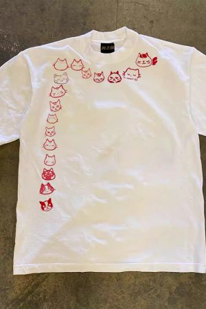 Heavyweight Couple's Loose Short-Sleeve T-Shirt in 260g Pure Cotton for Men and Women - Charitable Upward Hero Design