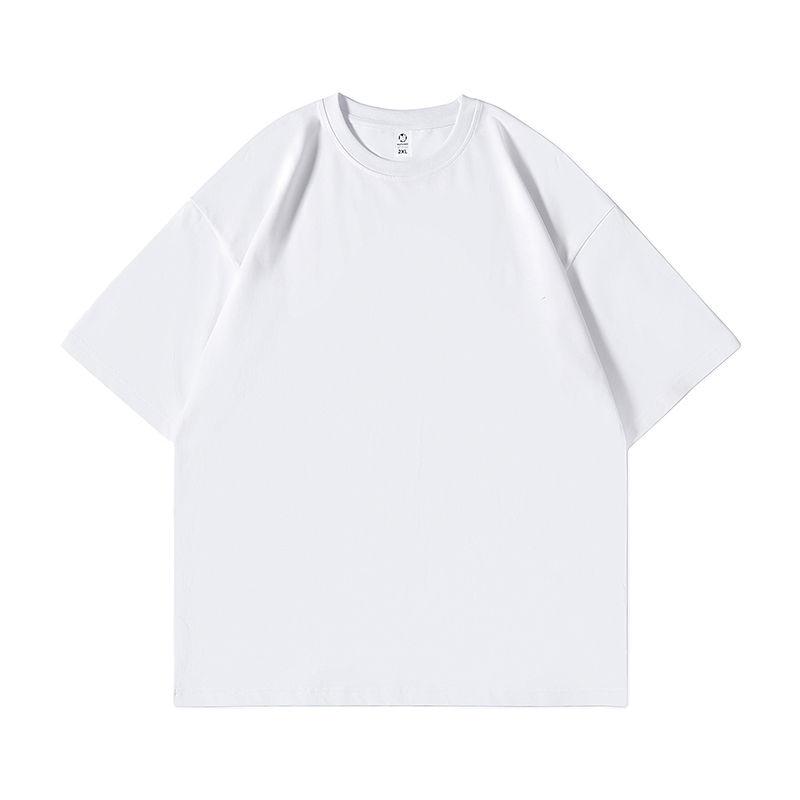 Heavyweight Solid Color Short Sleeve T-Shirt for Men and Women - Plus Size American Streetwear - Summer Casual 2025 Fashion Heavyweight Solid Color Short Sleeve T-Shirt for Men and Women - Plus Size American Streetwear - Summer Casual 2025 Fashion