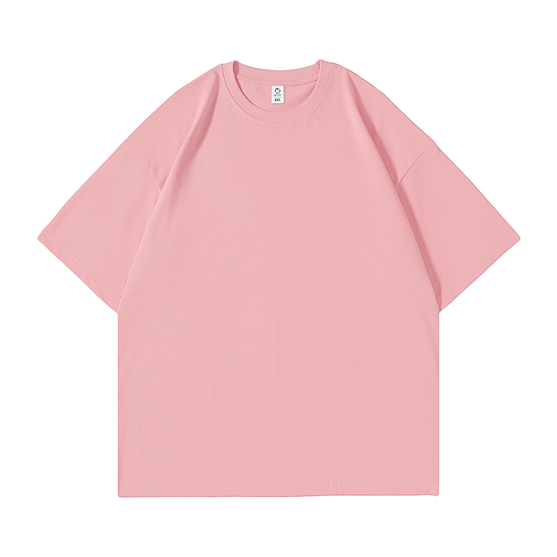 Heavyweight Solid Color Short Sleeve T-Shirt for Men and Women - Plus Size American Streetwear - Summer Casual 2025 Fashion Heavyweight Solid Color Short Sleeve T-Shirt for Men and Women - Plus Size American Streetwear - Summer Casual 2025 Fashion