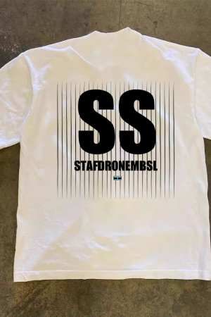 Heavyweight Unisex Short Sleeve T-Shirt in 100% Cotton - Loose Fit Charity Design for Couples