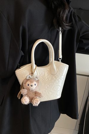 High-End Red Bucket Bag for Women - 2025 Bridal Handbag, Bridesmaid Wedding Crossbody Bag, Elegant Fashion Accessory