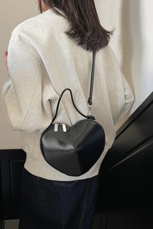 High-End Red Handbag for Women - 2025 Spring Summer Shoulder Crossbody Bag with Heart-Shaped Coin Purse, Trendy Niche Fashion Accessory