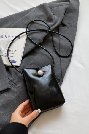 High-End Red Mini Crossbody Phone Bag for Women - Summer 2025 Trendy Accessory