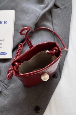 High-End Red Mini Crossbody Phone Bag for Women - Summer 2025 Trendy Accessory