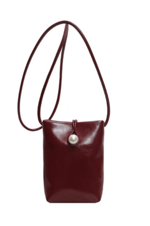 High-End Red Mini Crossbody Phone Bag for Women - Summer 2025 Trendy Accessory