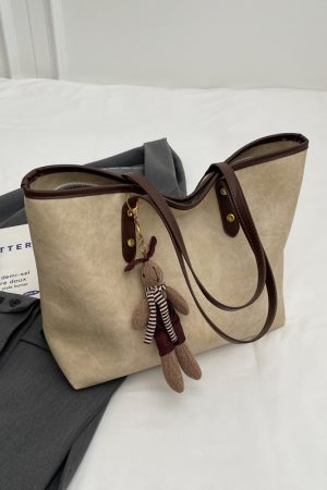 High-End Women's Large Capacity Shoulder Bag - Stylish Spring Summer Commuting Tote for 2025 Fashion