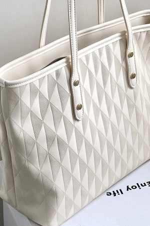 High-End Women's Large Capacity Tote Bag for Classroom & Commuting - Versatile Handheld & Shoulder Bag