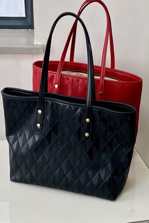 High-End Women's Tote Bag - Versatile Large Capacity Commuter Shoulder Handbag for School & Daily Use