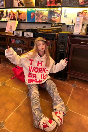 High Street American-Style Ripped Straight Loose Jeans for Men and Women - Fashionable Slim-Fit Wide-Leg Pants