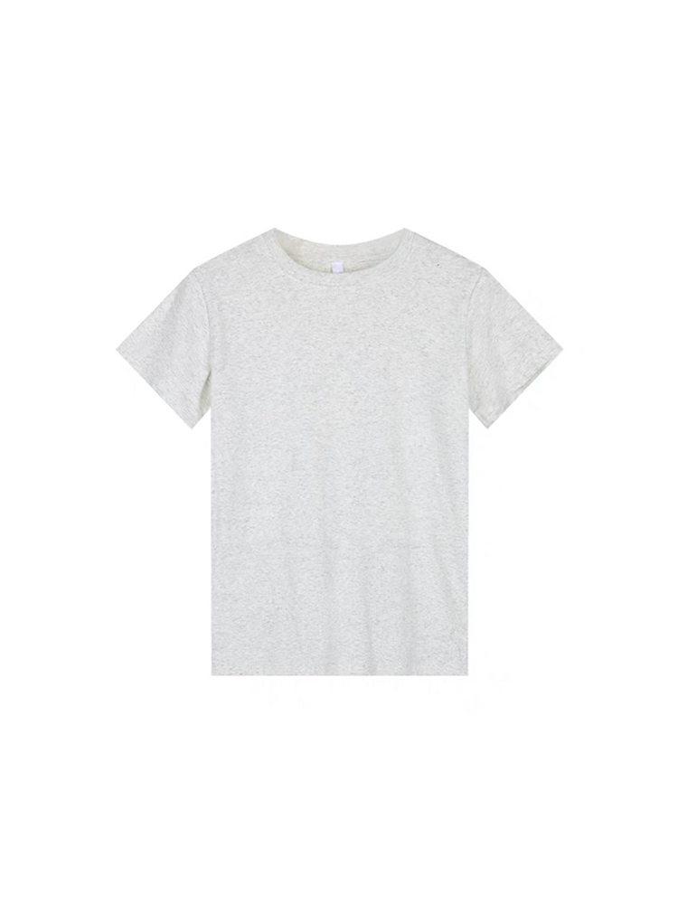 High Street Solid Color Short-Sleeve T-Shirt for Men and Women, Retro Straight Shoulder Small Collar, Fitted Y2K Style Top High Street Solid Color Short-Sleeve T-Shirt for Men and Women, Retro Straight Shoulder Small Collar, Fitted Y2K Style Top