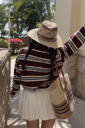 High-Waisted Lace Trim Tie White Bud Skirt with Safety Pants - DIY Spring/Summer Half Skirt, Short Skirt, 90s Inspired Fashion