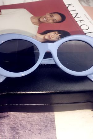 Hip-Hop Style Oval Sunglasses Inspired by Burijie Bridge and G-Dragon – Trendy Alien Glasses for Y2K Fashion Lovers