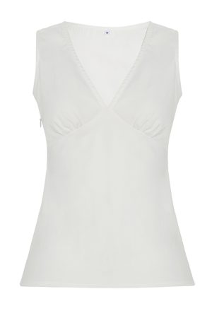 Hot Girl Solid Color Strap Hollow Textured Camisole - Versatile Slim Fit Waist-Defining Top for Y2K and Korean Style Fashion