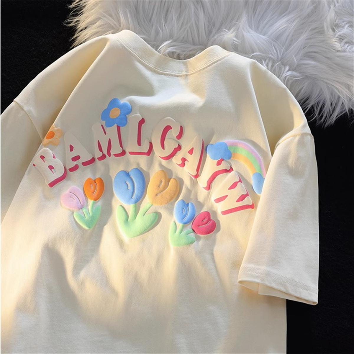 Japanese Retro Streetwear Pure Cotton Short Sleeve T-Shirt for Men and Women Plus Size Loose Fit Couple Top Japanese Retro Streetwear Pure Cotton Short Sleeve T-Shirt for Men and Women Plus Size Loose Fit Couple Top