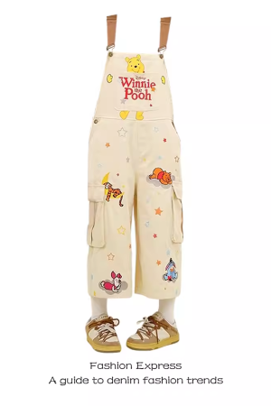 Japanese-Style Cute Dog Overalls for Women, Age-Reducing Design, Adorable Autumn-Winter Jumpsuit 2025