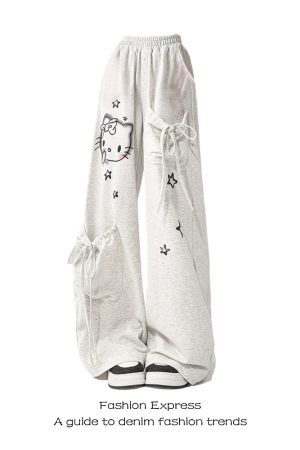 Japanese-Style Gray Casual Pants for Women, Loose Draped Straight-Leg, Floor-Length, Autumn Winter Fashion 2025