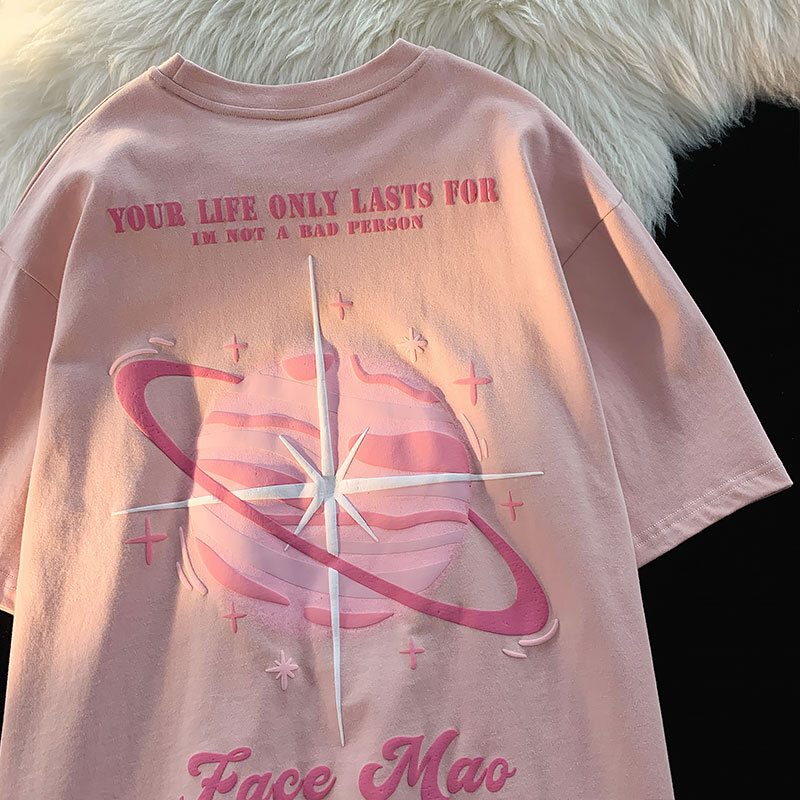 Japanese-Style Minimalist Cotton Short-Sleeve T-Shirt for Men and Women, Plus Size, Loose-Fitting Unisex Couple Top Japanese-Style Minimalist Cotton Short-Sleeve T-Shirt for Men and Women, Plus Size, Loose-Fitting Unisex Couple Top